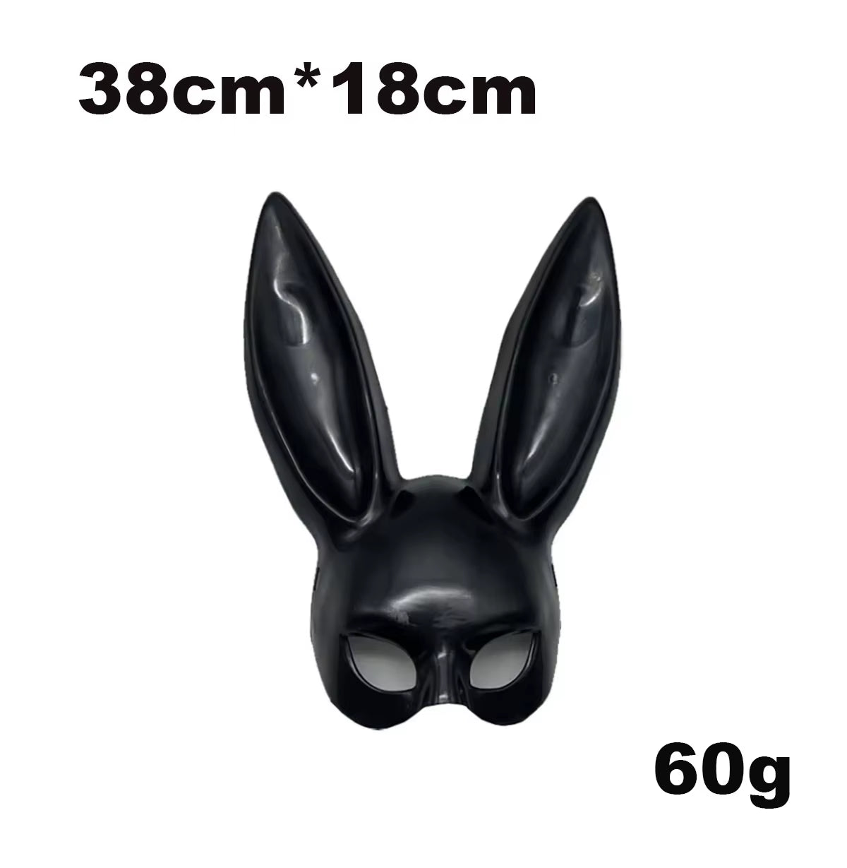 1Pc Black White Rabbit Mask Halloween Party Decoration Party Long Ears Rabbit Bunny Mask Costume Cosplay 