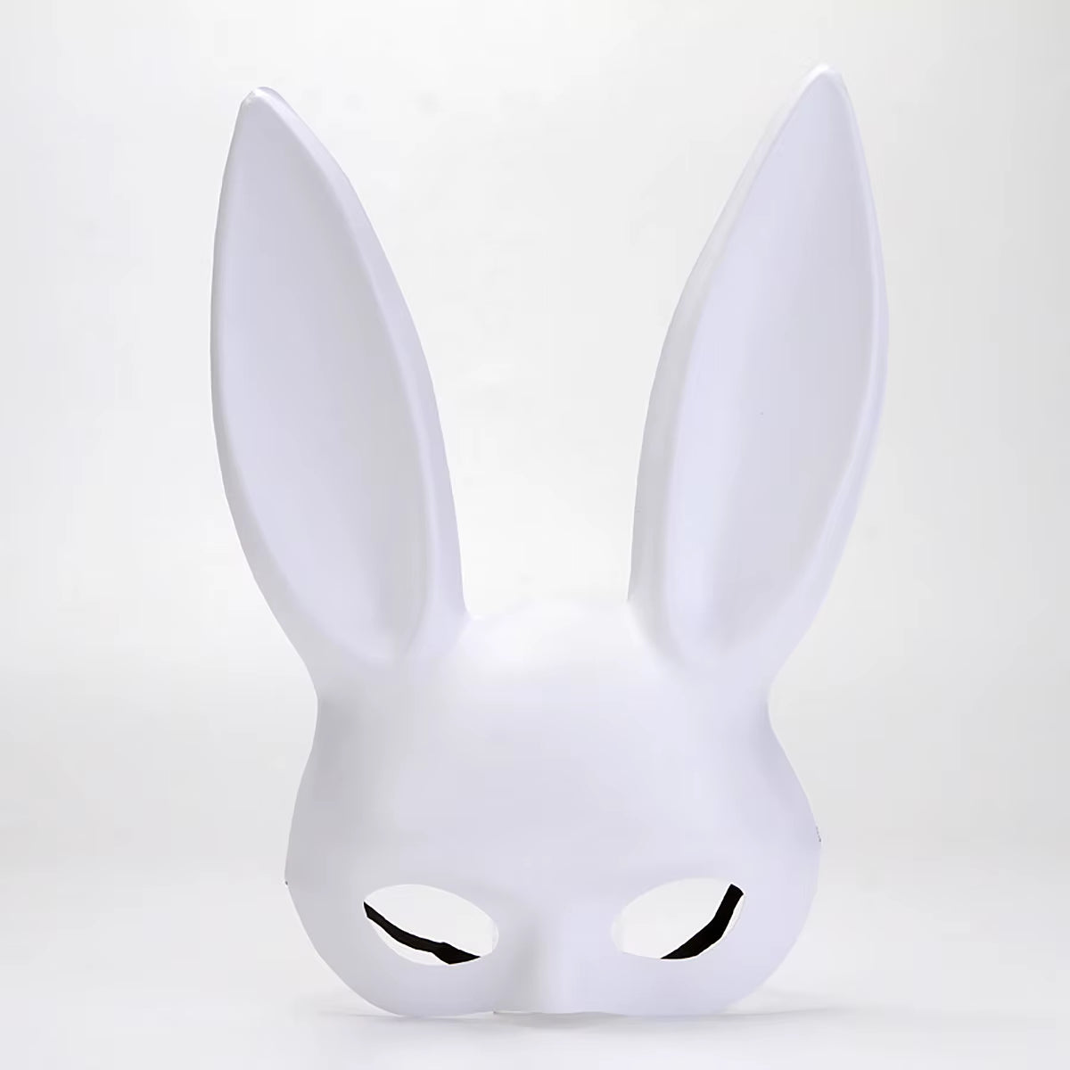 1Pc Black White Rabbit Mask Halloween Party Decoration Party Long Ears Rabbit Bunny Mask Costume Cosplay 
