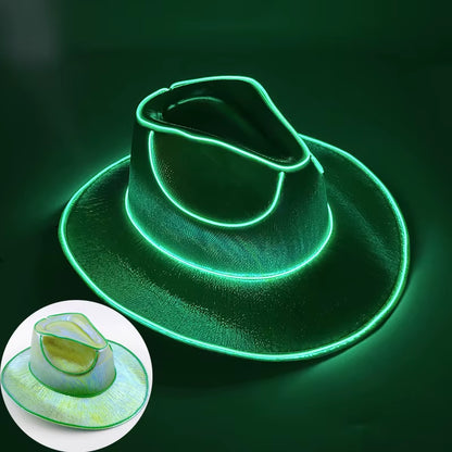 Sombrero Vaquero Luminoso Led