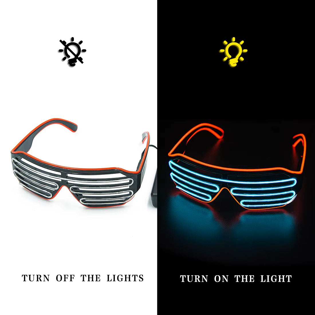 Set de Gafas y Moño Luminoso LED – Brilla con Estilo en Cada Fiesta