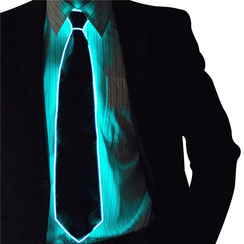 Corbata LED Luminoso: Destaca en Cualquier Fiesta o Evento!