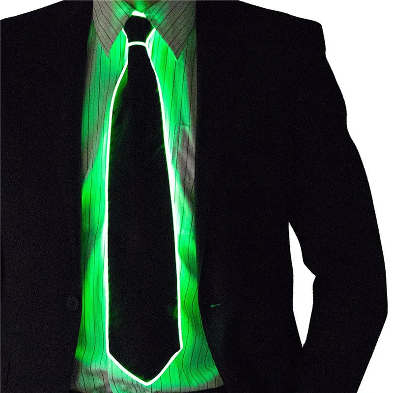 Corbata LED Luminoso: Destaca en Cualquier Fiesta o Evento!