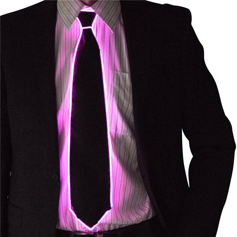 Corbata LED Luminoso: Destaca en Cualquier Fiesta o Evento!