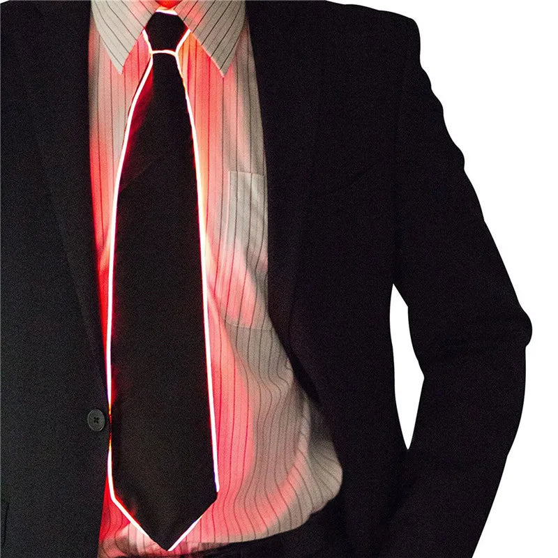 Corbata LED Luminoso: Destaca en Cualquier Fiesta o Evento!