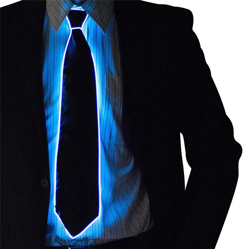 Corbata LED Luminoso: Destaca en Cualquier Fiesta o Evento!