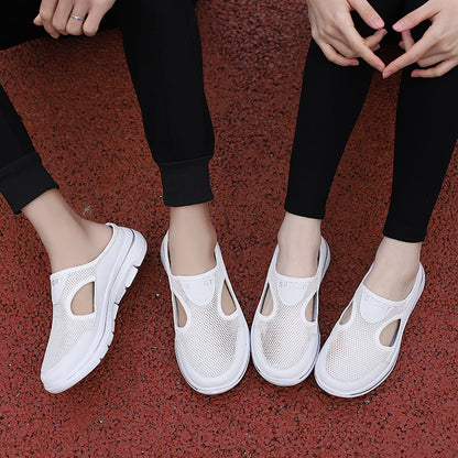 Mesh Shoes Summer Sports Slippers Women Men Casual Slip On Loafers Lovers