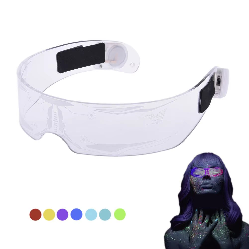 Gafas LED Luminosas de 7 Colores y 4 Modos