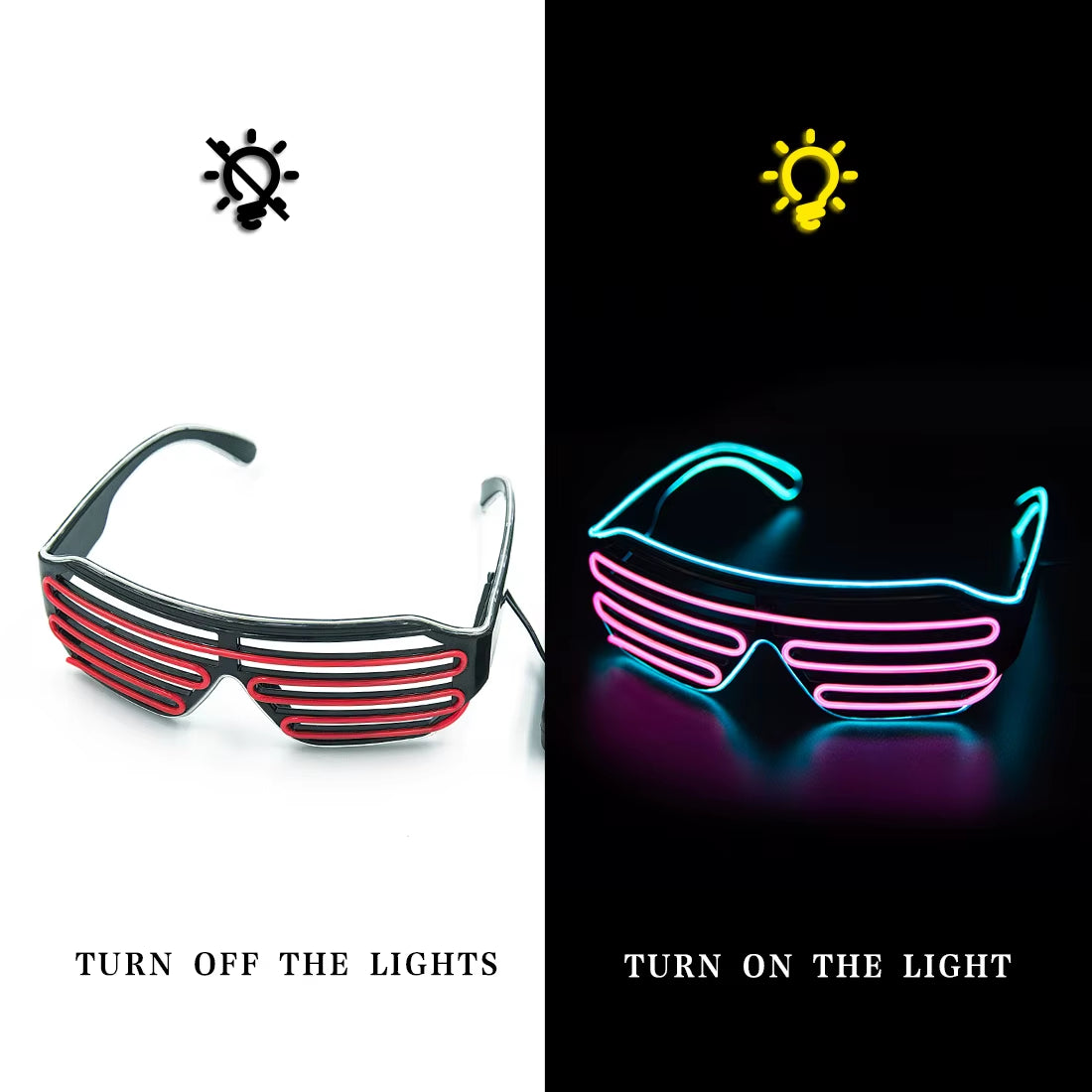 Set de Gafas y Moño Luminoso LED – Brilla con Estilo en Cada Fiesta